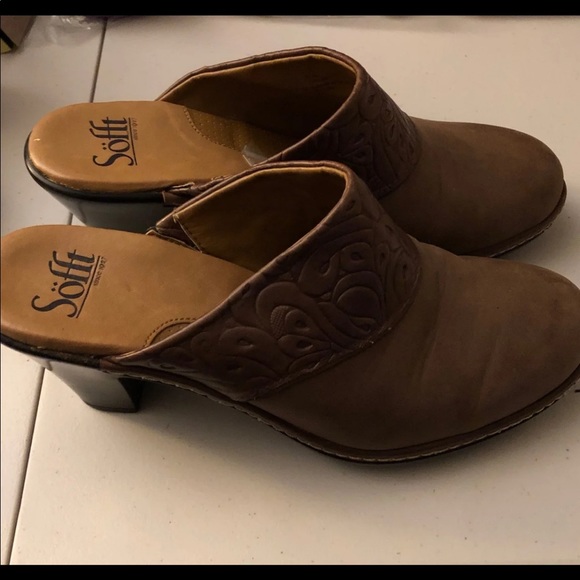 NWOT Sofft Mules Sz 7.5 - Picture 2 of 4
